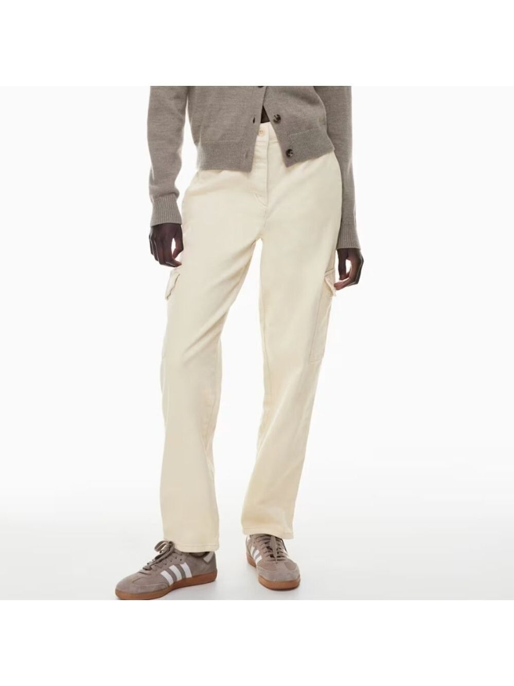 Wilfred Free Modern Cargo Pants Women's Size 12 Cream
